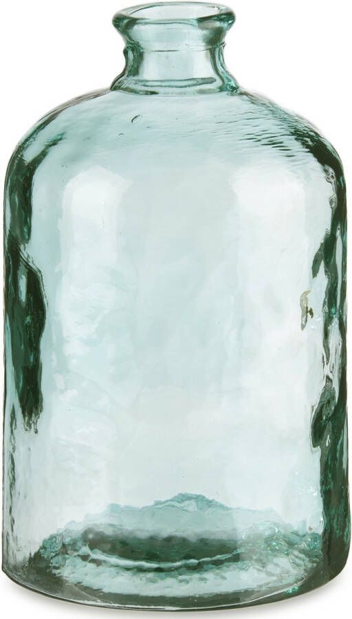 Giftdeco r Bloemenvaas Primavera transparant gerecycled glas D18 x H31 cm Vazen