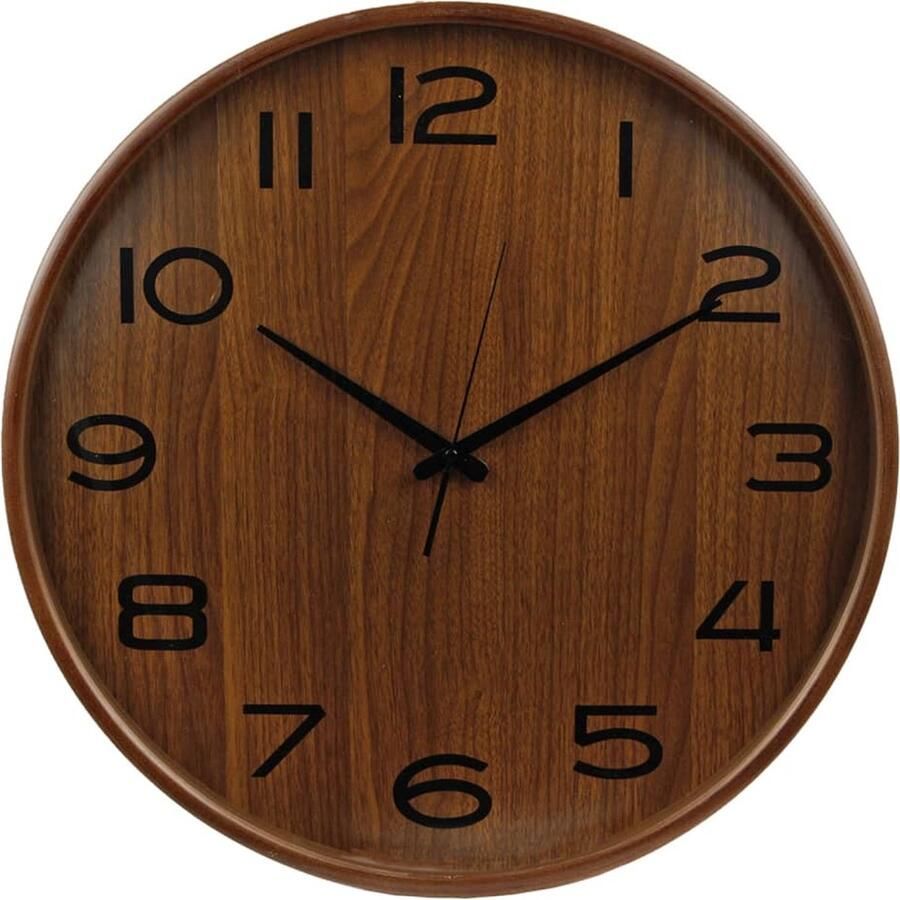 Gifts Amsterdam Gifts-Amsterdam-Wandklok-Alba-L-53x5 3-cm-hout-bruin