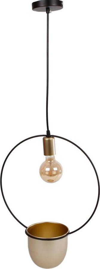 Gifts Amsterdam Ronde Hanglamp Martijn 30 X 45 Cm Staal Goud