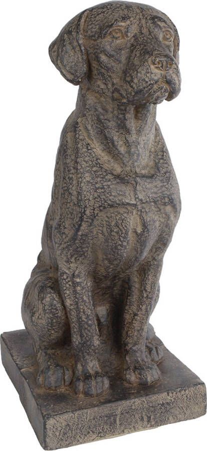Gifts Amsterdam Sculptuur Dog 30x21x48 cm polysteen bruin