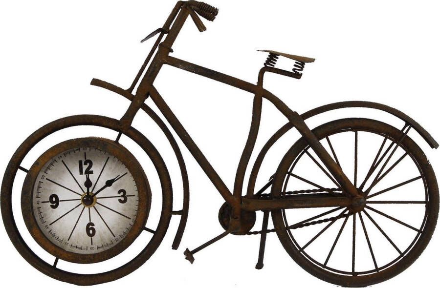 Gifts Amsterdam Van Manen Klok fiets staal brons