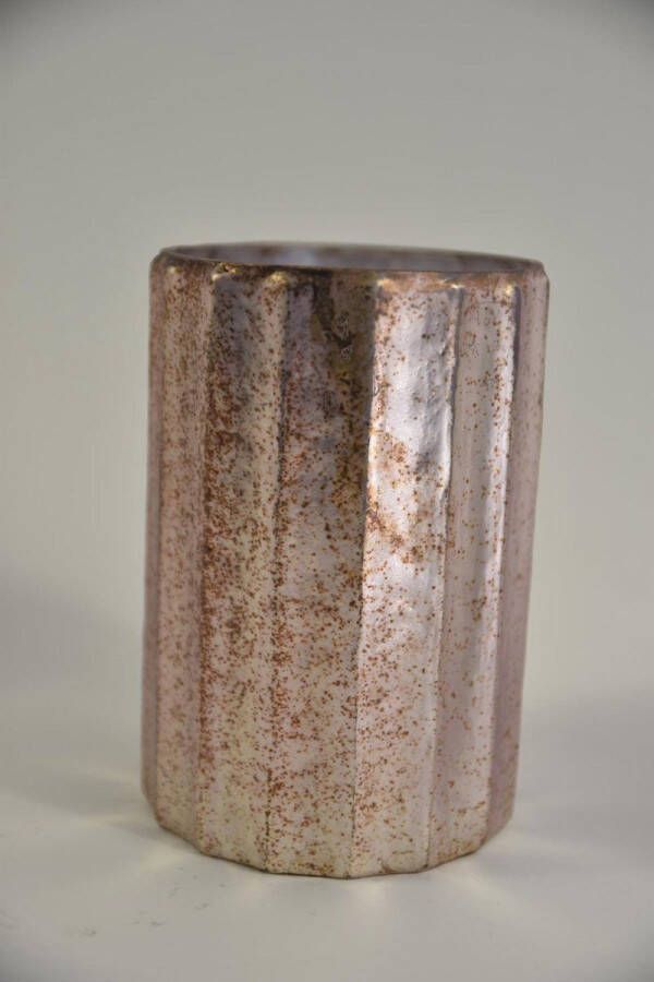 Gifts Windlicht Cilinderglas Zakia OLD-PINK 10x10x15cm