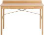 Giga Living Bureau Naturel Eikenhout 110x50x80cm Bureau Morris - Thumbnail 1