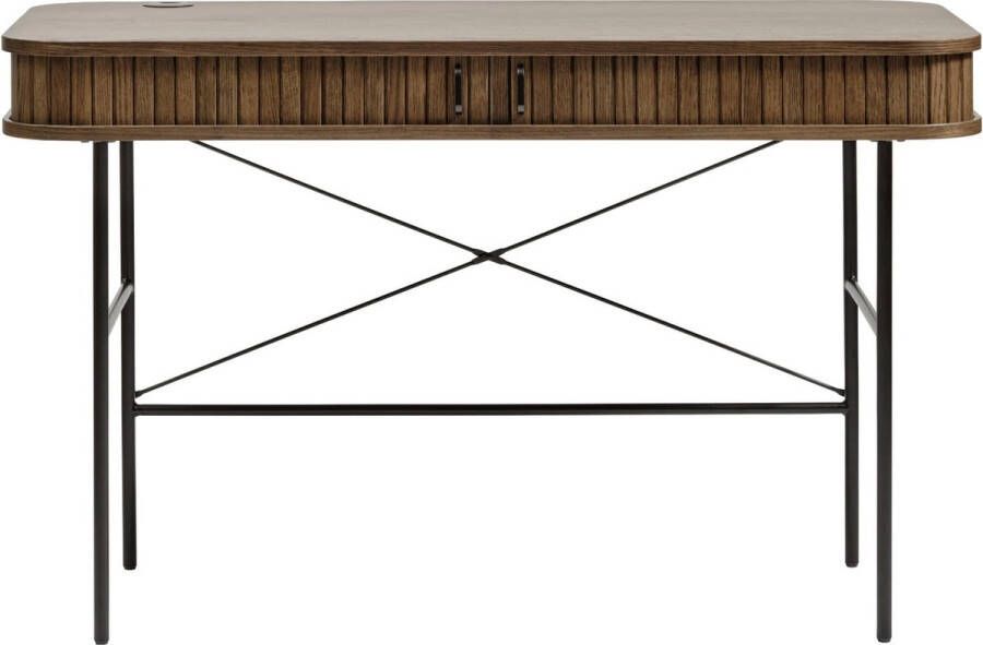 Giga Living Bureau Smoked Eikenhout 60x120cm Bureau Nola