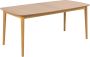 Hioshop Moola eetkamertafel 90x180 219cm met extra plaat naturel. - Thumbnail 1