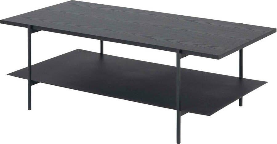 Hioshop Andy salontafel met 1 eenheid zwart.
