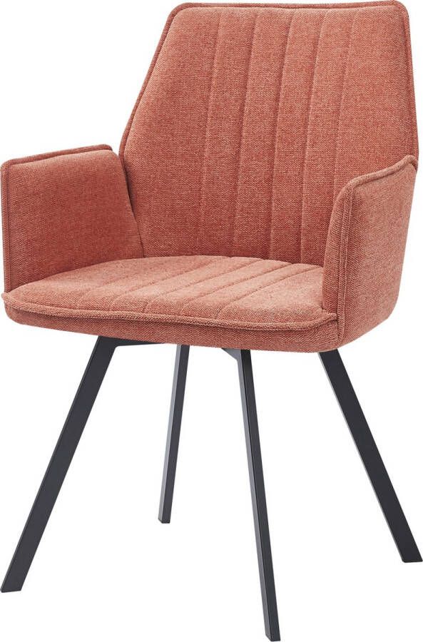 Livingfurn | Eetkamerstoel Louise Blush | Zitmeubels eetkamer | Armstoel