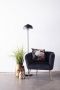 Giga Meubel Fauteuil Velvet Zwart Amy - Thumbnail 1