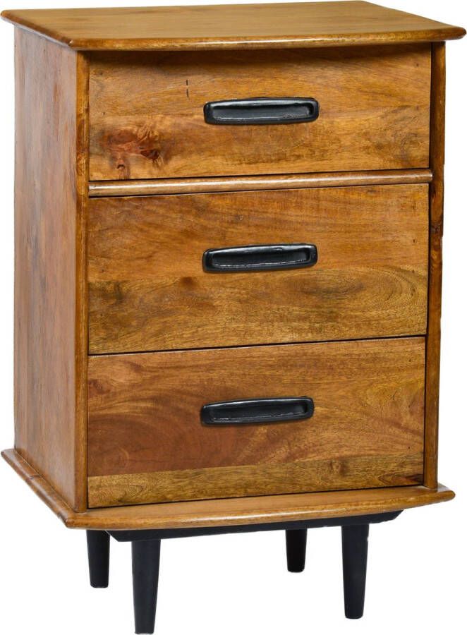 Livingfurn Ladekast Elias Met 3 laden 83 x 45cm Hout