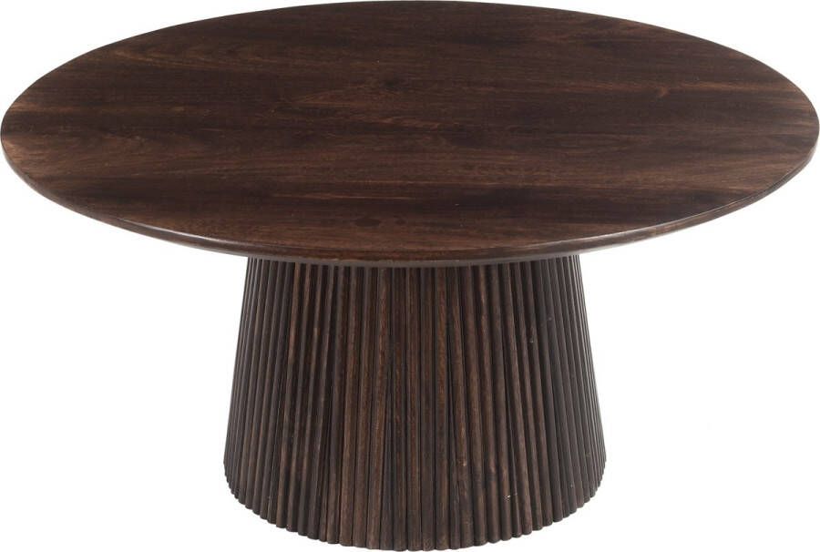 Livingfurn | Salontafel Salvator Walnut 80cm | Woonkamertafels | Salontafel - Foto 2