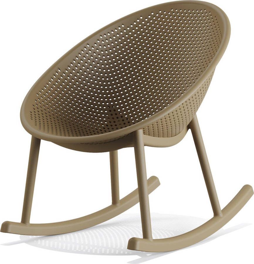 Giga Meubel Schommelstoel Zand Voor Buiten Zithoogte 38cm 83x66x80cm
