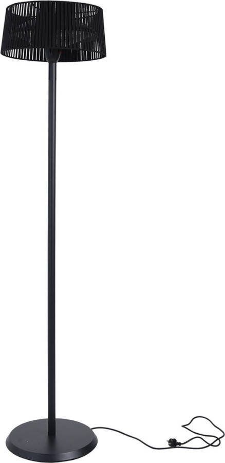 Giga Meubel Terrasverwarmer Elektrisch Zwart Metaal 50x50x208cm