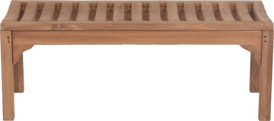 Giga Meubel Tuinbank Teakhout Naturel 120cm Bank Madison