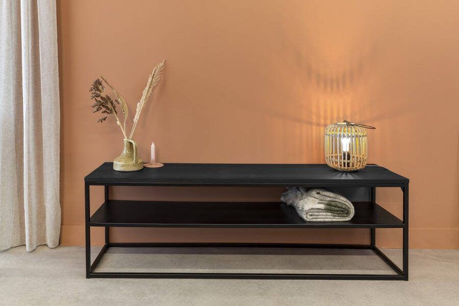 Giga Meubel Gm Tv-meubel Zwart Hout & Metaal 160x40x50cm Kast Josh