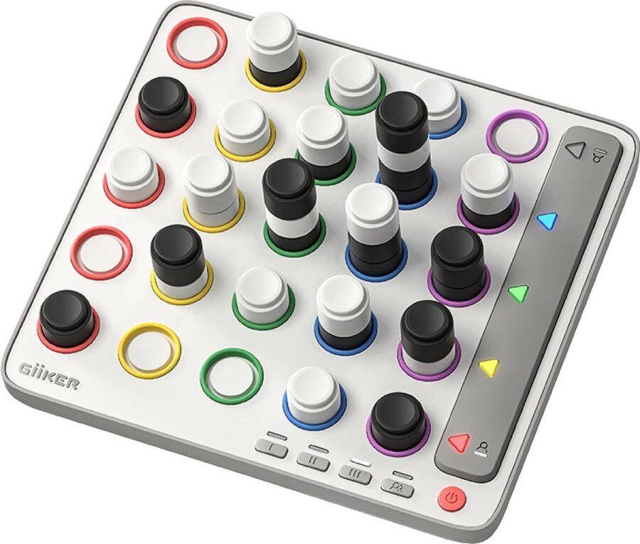 Giiker Smart Four 3D AI-aangedreven 4 op een rij spel Strategische bordspellen met geïntegreerde scheidsrechter voor 1-2 spelers Reisspellen voor kinderen van 6-12 jaar en ouder Verjaardagscadeau voor kinderen Familiespelavond