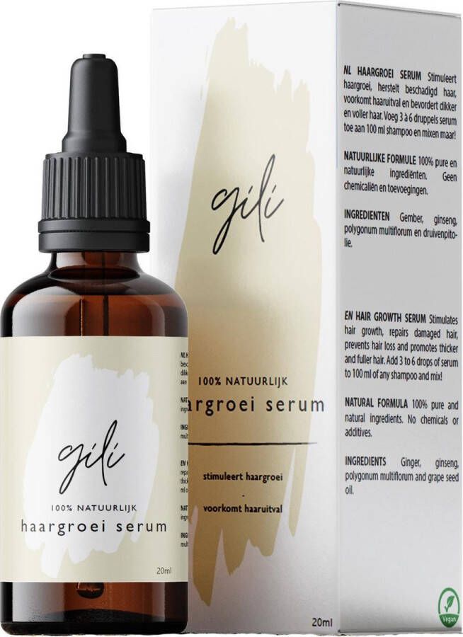 Gili Haargroei Serum Hair Growth Serum Anti haaruitval Haargroeimiddel Haarolie