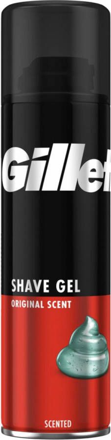 Gillette 6x Basic Regular Scheergel 200 ml