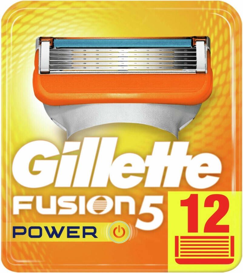 Gillette 6x Fusion 5 Power Scheermesjes 12 stuks