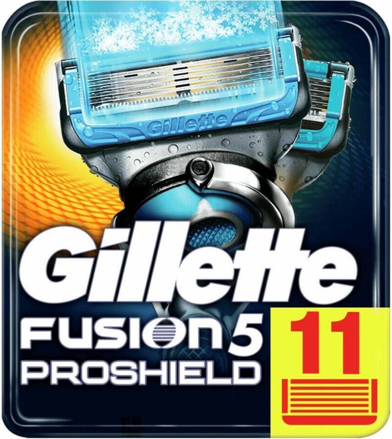 Gillette 6x Fusion 5 ProShield Chill Scheermesjes 11 stuks