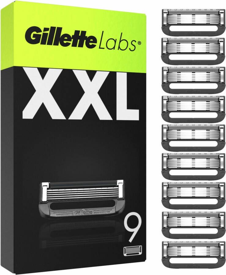 Gillette 6x Labs Navulmesjes 9 stuks