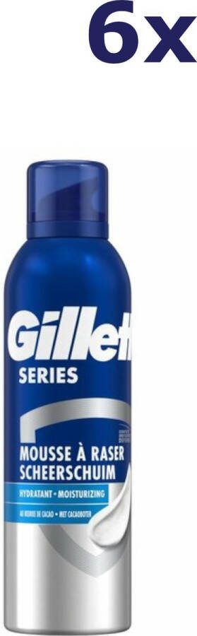 Gillette 6x Series scheerschuim 250ml hydrate