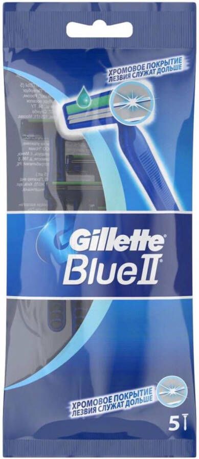 Gillette Blue II 5 stuks Wegwerpscheermesjes