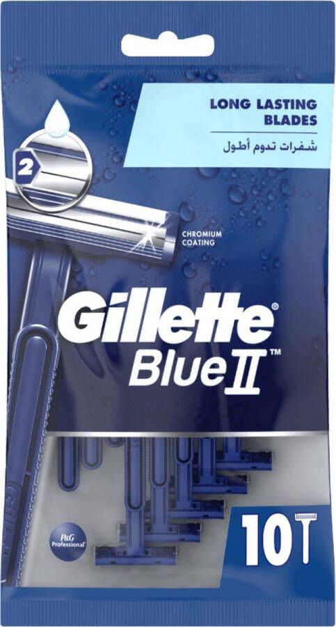 Gillette Blue II Wegwerp Scheermesjes 10 stuks