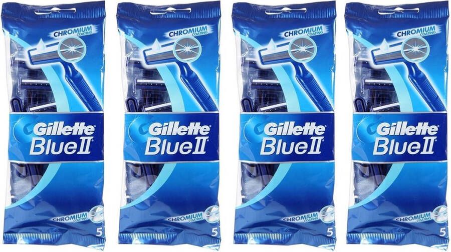 Gillette Blue II Wegwerpscheermesjes 20 Stuks