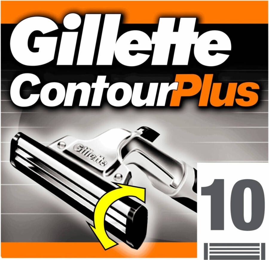 Gillette Contour Plus 10 stuks Wegwerpscheermesjes