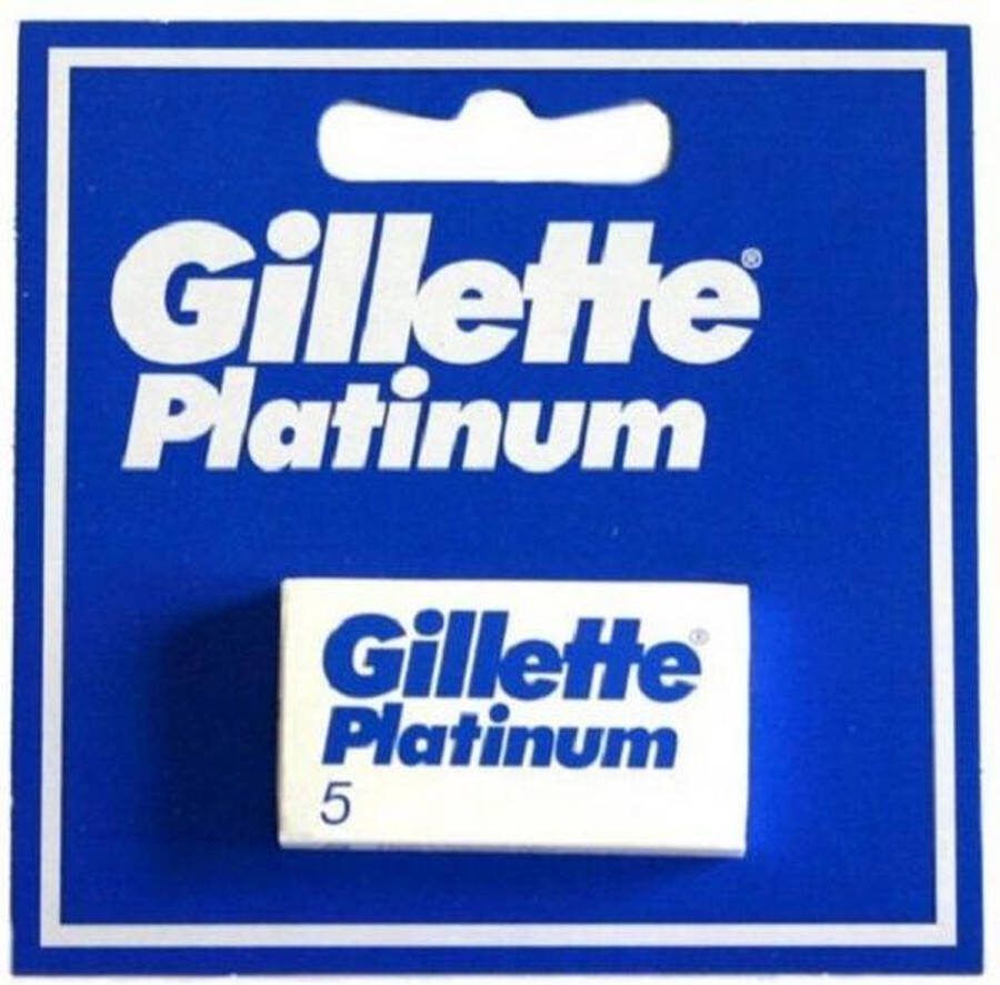 Gillette Extra scheermesje Platinum (5 uds)