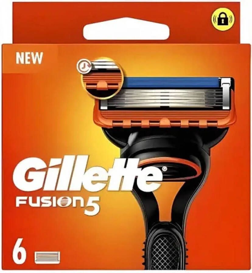 Gillette Fusion 5 Gillette Fusion5 Scheermesjes Navulmesjes 6 Stuks