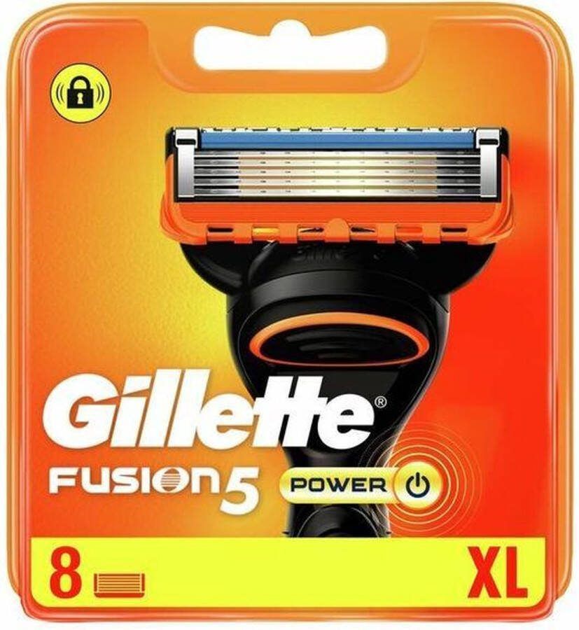 Gillette Fusion 5 Power Scheermesjes 8 Stuks