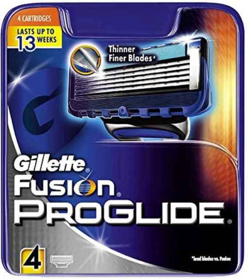 Gillette Fusion 5 ProGlide Scheermejses Navulmesjes 4 Stuks