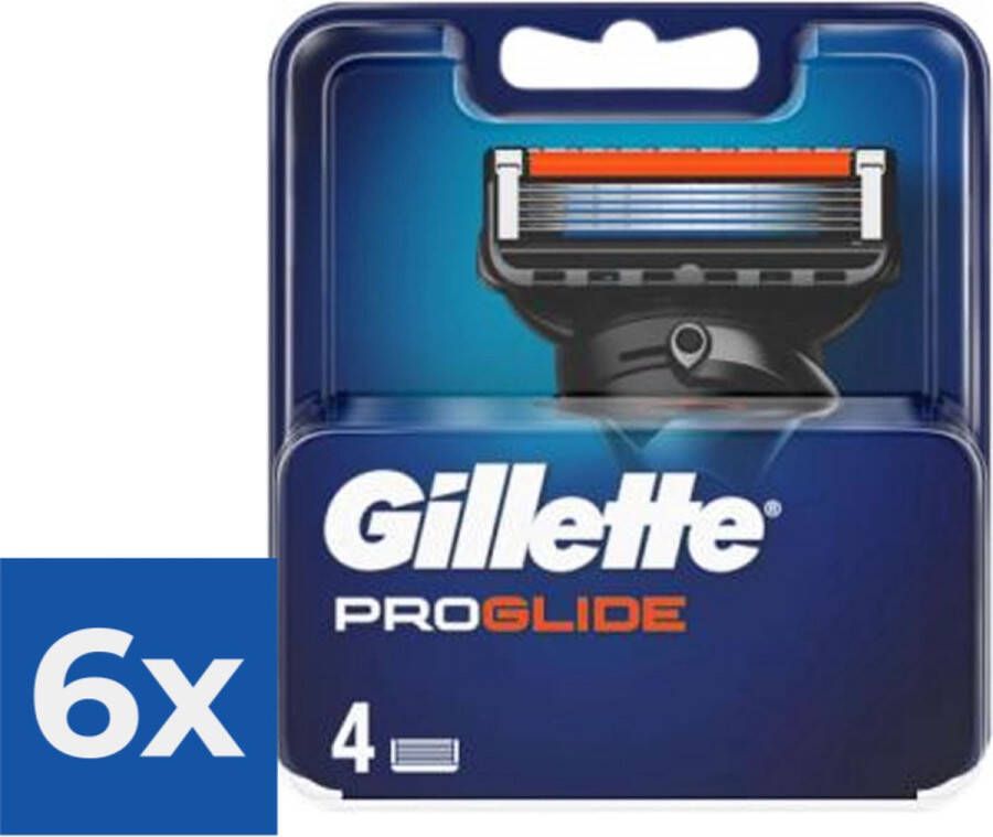 Gillette Fusion 5 ProGlide Scheermejses Navulmesjes 4 Stuks Voordeelverpakking 6 stuks