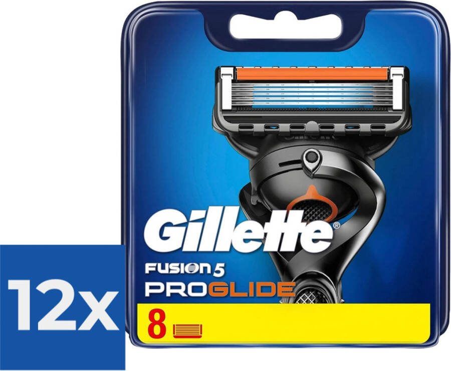 Gillette Fusion 5 ProGlide Scheermejses Navulmesjes 8 Stuks Voordeelverpakking 12 stuks