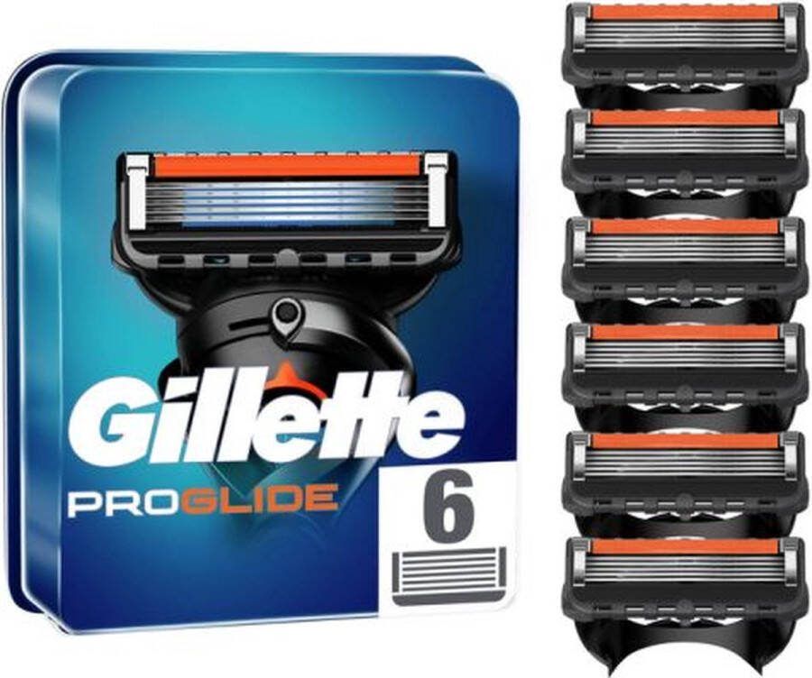 Gillette Fusion 5 ProGlide Scheermesjes Voor Mannen 6 Navulmesjes