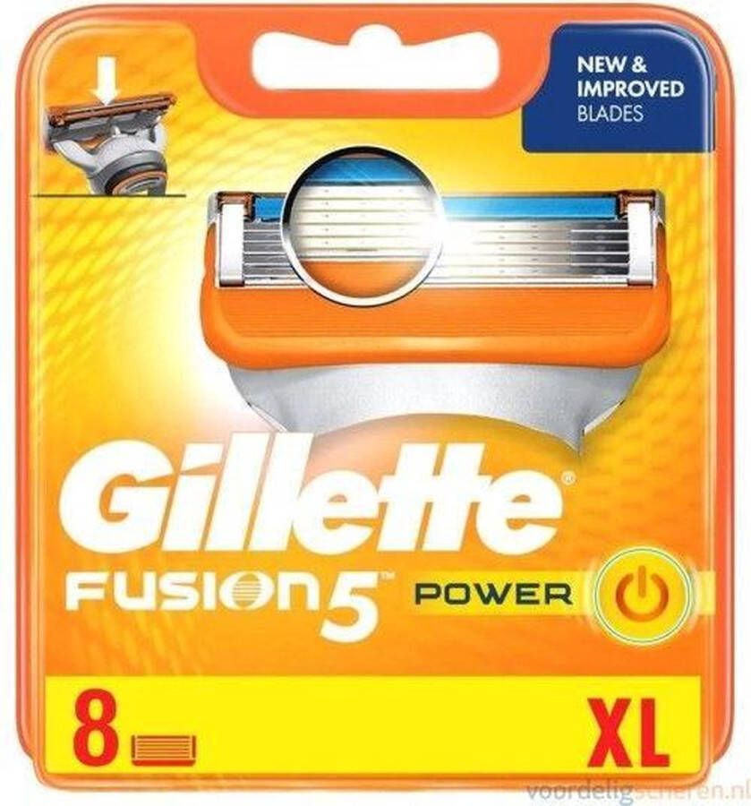 Gillette Fusion Power 8 stuks Scheermesjes