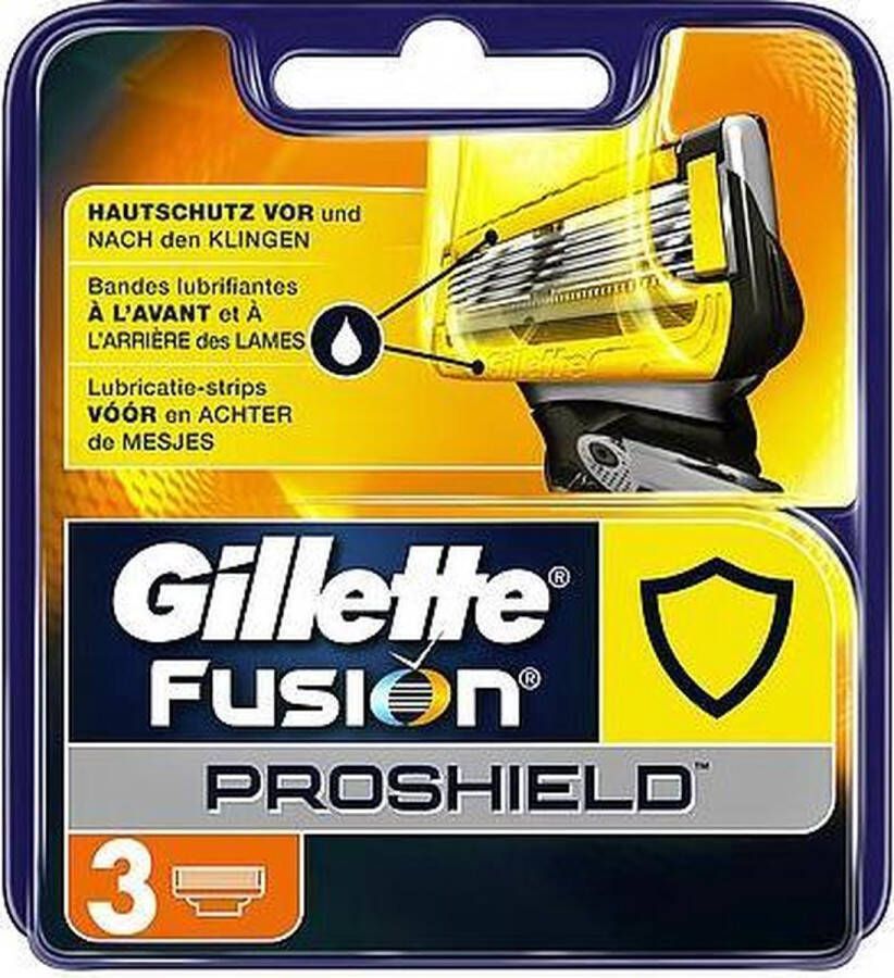 Gillette Fusion Proshield Razor Blades 3pcs