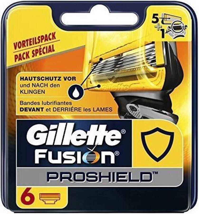 Gillette Fusion Proshield scheermesje Mannen 6 stuk(s)