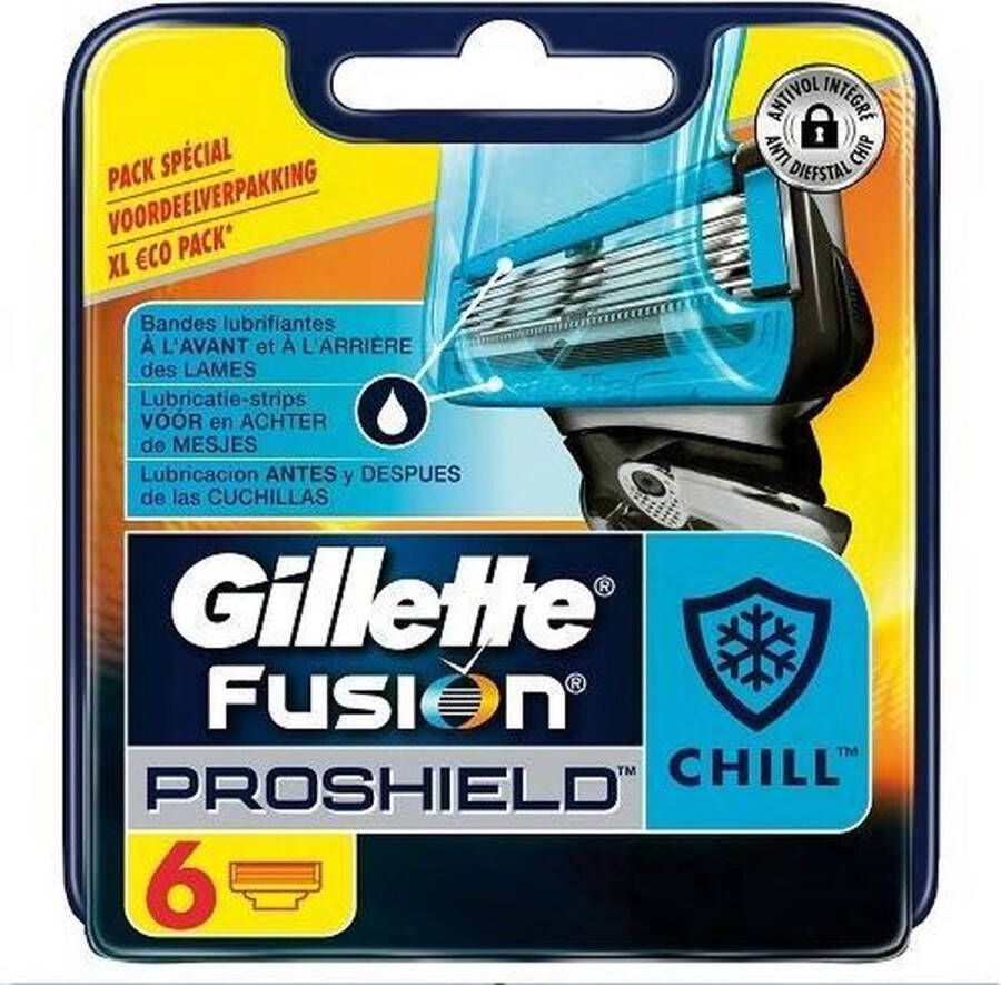 Gillette Fusion ProShield Scheermesjes Chill 6 stuks