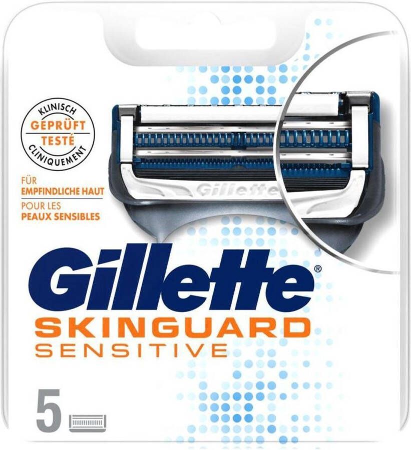 Gillette Fusion SkinGuard Sensitive Razor Blades 5 stuks