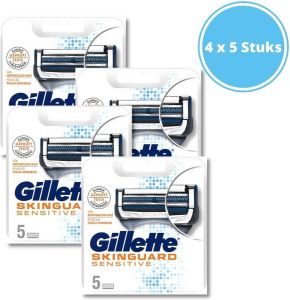 Gillette Fusion Skinguard Sensitive Razor Blades 5 Stuks 4 Stuks