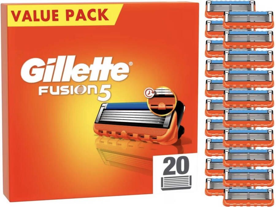 Gillette Fusion5 Power Scheermesjes Voordeelpak 20 stuks