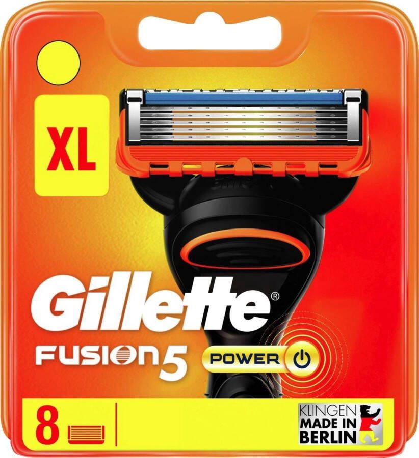 Gillette Fusion5 Power Scheermesjes Navulmesjes 8 Stuks