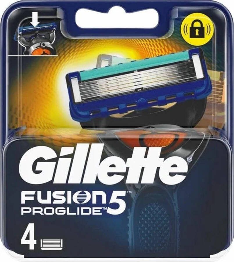 Gillette Fusion5 ProGlide Scheermesjes Mannen 4 stuks