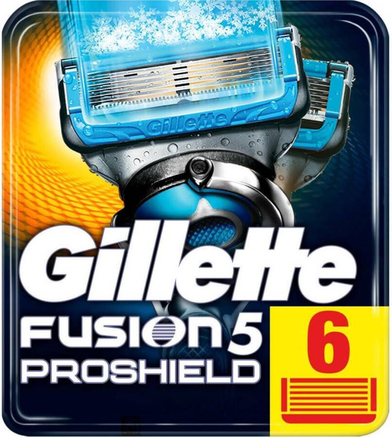 Gillette Fusion5 ProShield Chill Scheermesjes 6 stuks Mannen Brievenbus Verpakking