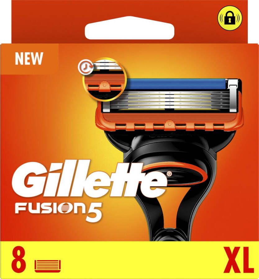 Gillette Fusion5 Scheermesjes Voor Mannen 8 Navulmesjes
