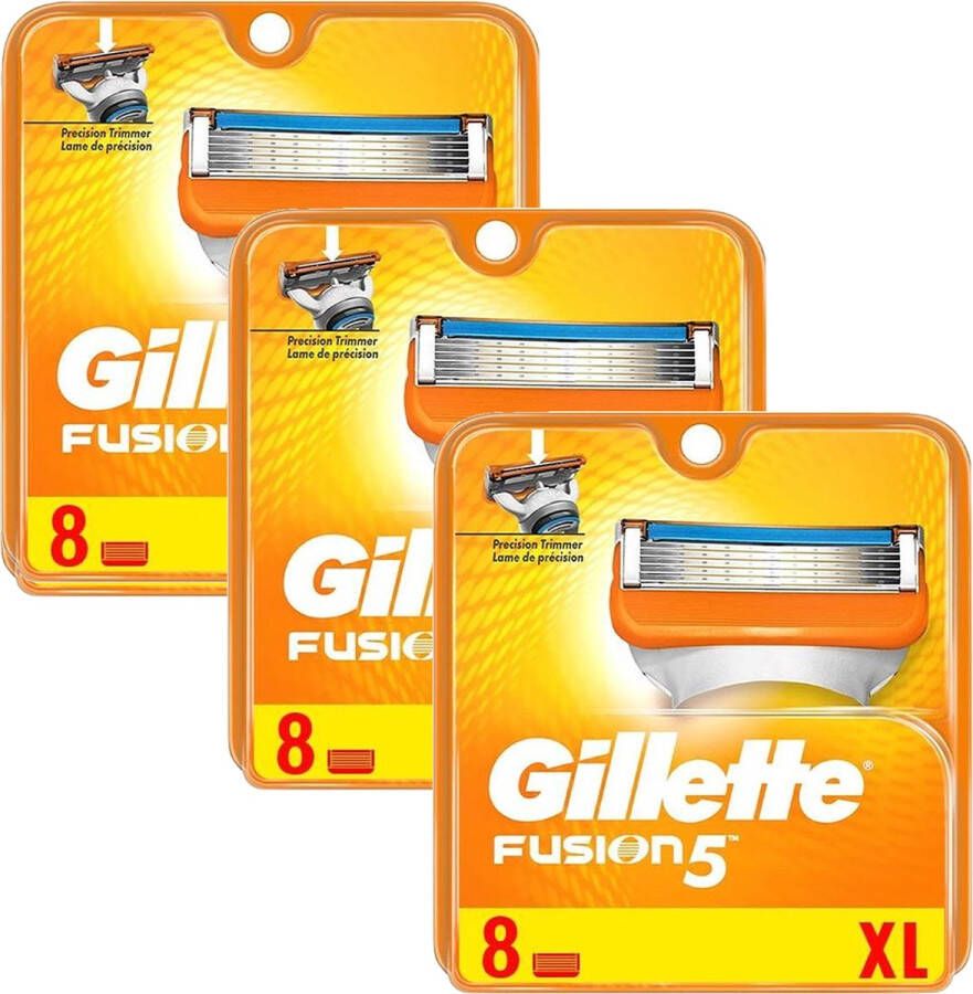 Gillette Fusion5 scheermesjes navulmesjes 24 Stuks