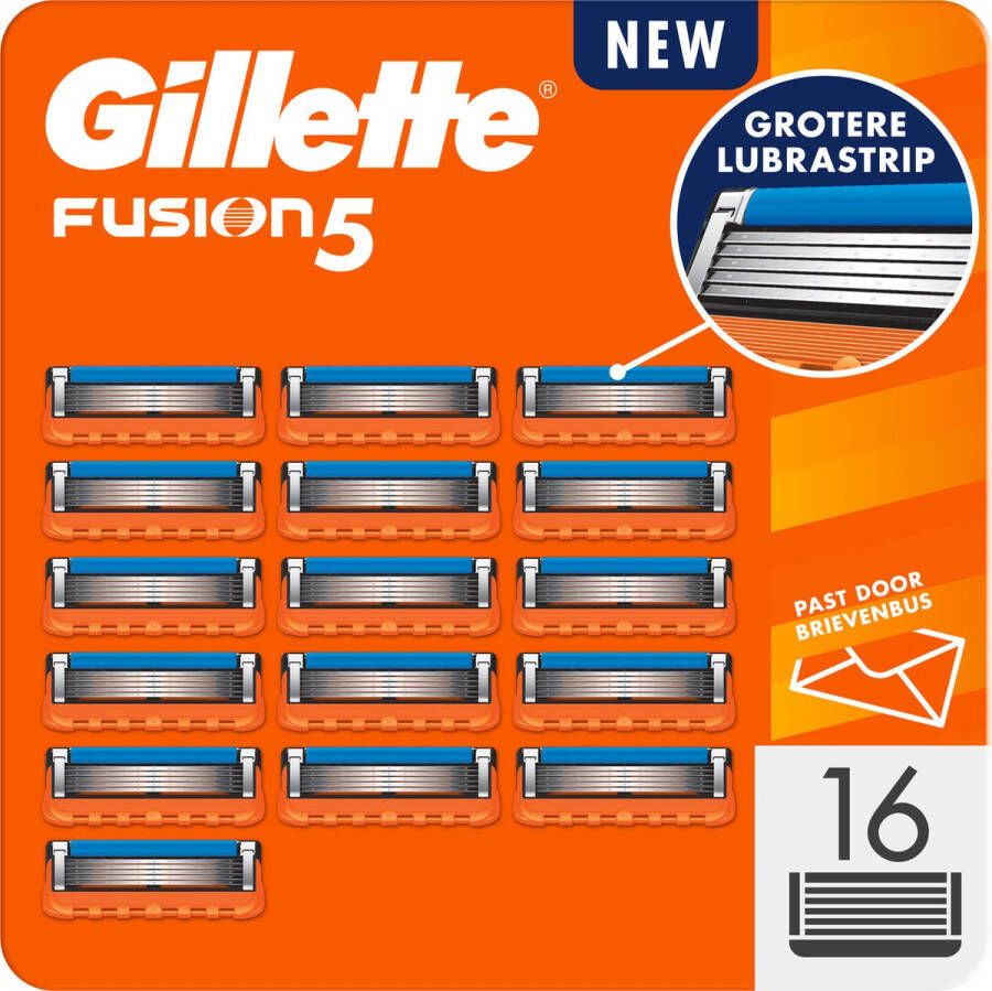 Gillette Fusion5 Navulmesjes Voor Mannen 16 Navulmesjes