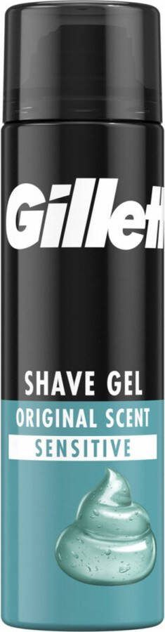 Gillette Gevoelige Huid Scheergel Basic 200 ml